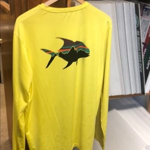 Long sleeve capilene cool daily fish graphic shirt